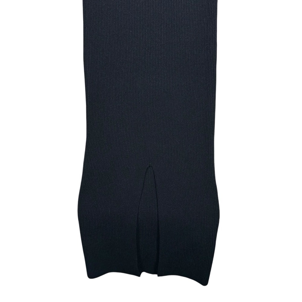 KHAITE Nina Sweetheart Rib-Knit Midi Bodycon Cocktail Dress - Picture 14 of 16